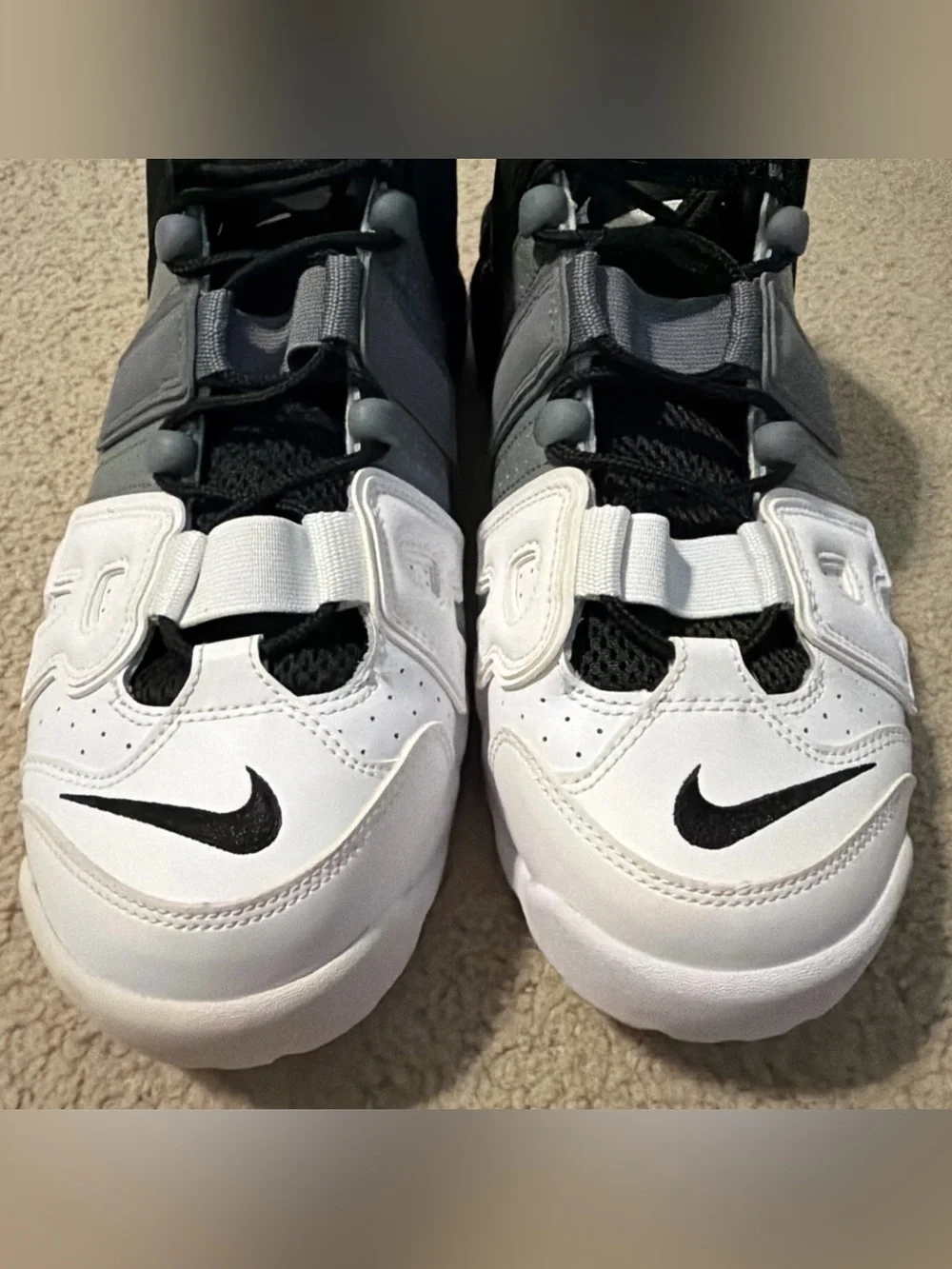 Nike Men’s Size 11 Air More Uptempo Tri-Color Sneakers Shoes Scottie Pippen NEW
